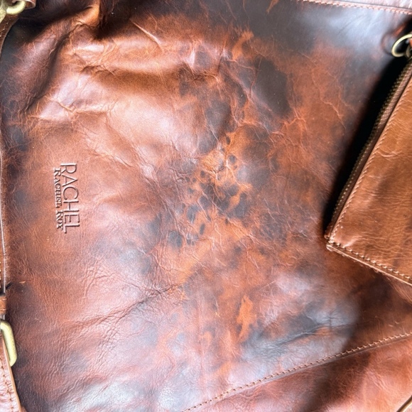 Womens Rachel Roy Brown Genuine Leather Convertible Backpack Purse main image 11
